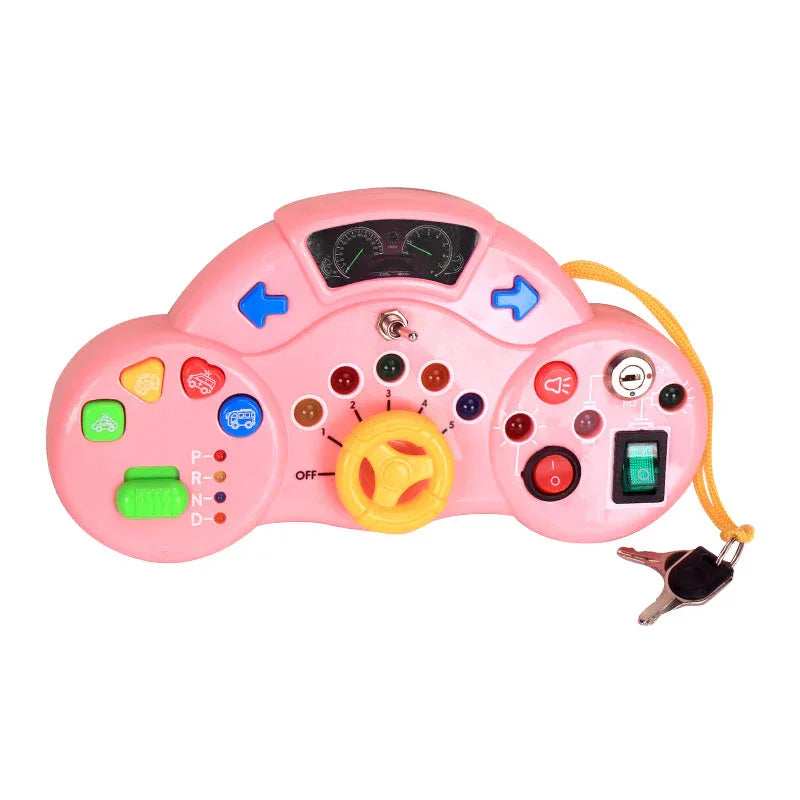 Pink Montessori Baby Activity Toy with Sounds & Lights – Early Learning Toy online toy store product in Kuwait