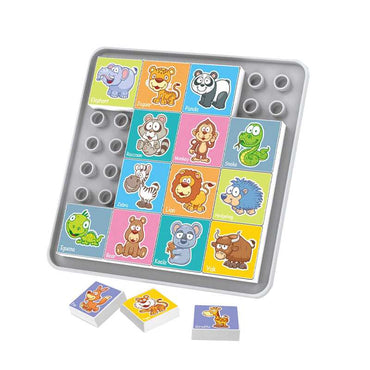 2-in-1 Drawing and Building Block Animal Puzzle for Kids toy product details in Kuwait