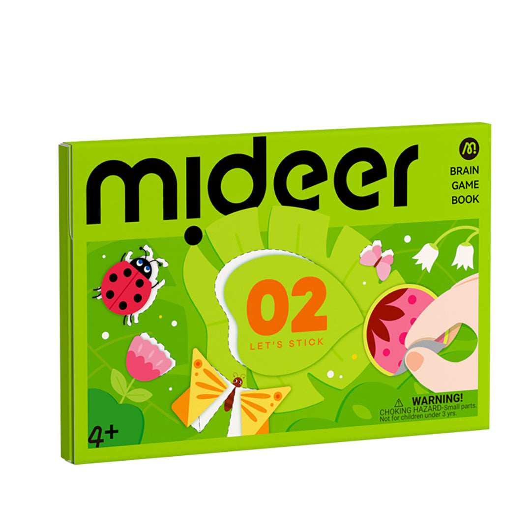 Mideer Level Up Brain Gamebook - Let's Stick Level 2 for kids in Kuwait