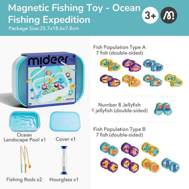 Mideer Magnetic Fishing Toy - Ocean Fishing Expedition product details for kids in Kuwait