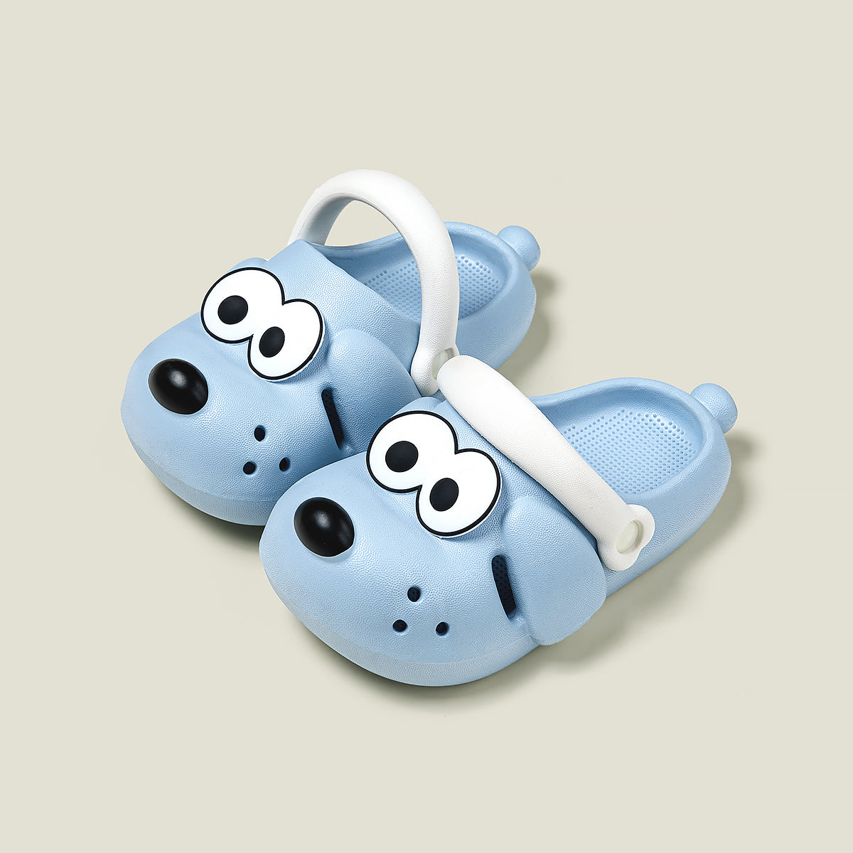 Dog Crocs with big eyes 17cm Blue (Kwt Size 24-25) (MRI)