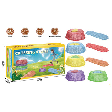 Crossing Stone 8pcs with LED Lights Toy For Kids product details in Kuwait