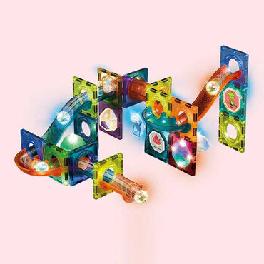 Magnetic Light Ball Track Building Blocks 49pcs product details for kids in Kuwait