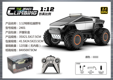 1:12 Tesla Style Remote Control Climbing Car for Kids, 2.4GHz RC Off Road product details in Kuwait