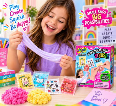 "Paulinda Make Your Own Squish 4-in-1 Super Putty Set "