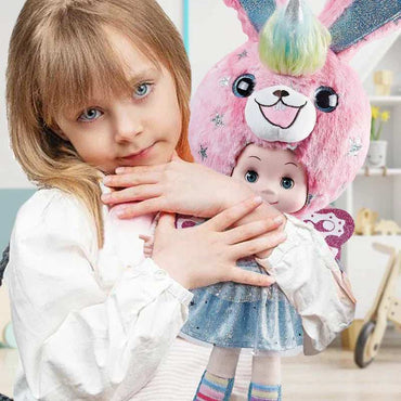 Rainbow Doll - Pink And Blue product details for kids in Kuwait