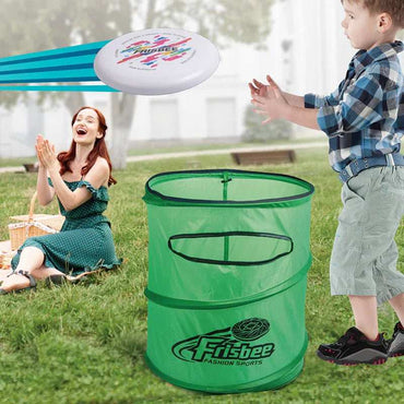Frisbee toss game disc and target details
