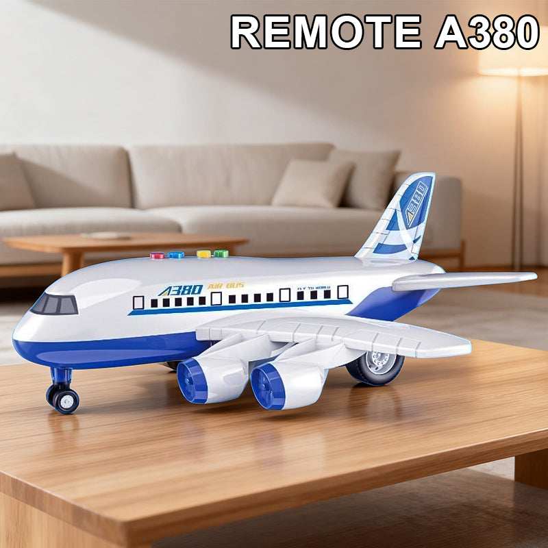 4CH RC Airplane Toy A380 -BLUE for kids in Kuwait
