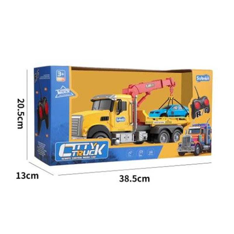 1:14 RC crane truck with lights remote control construction vehicle