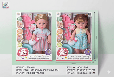 Baby Doll with Sound – 36cm Interactive Little Cute Baby Doll for Kids product details in Kuwait