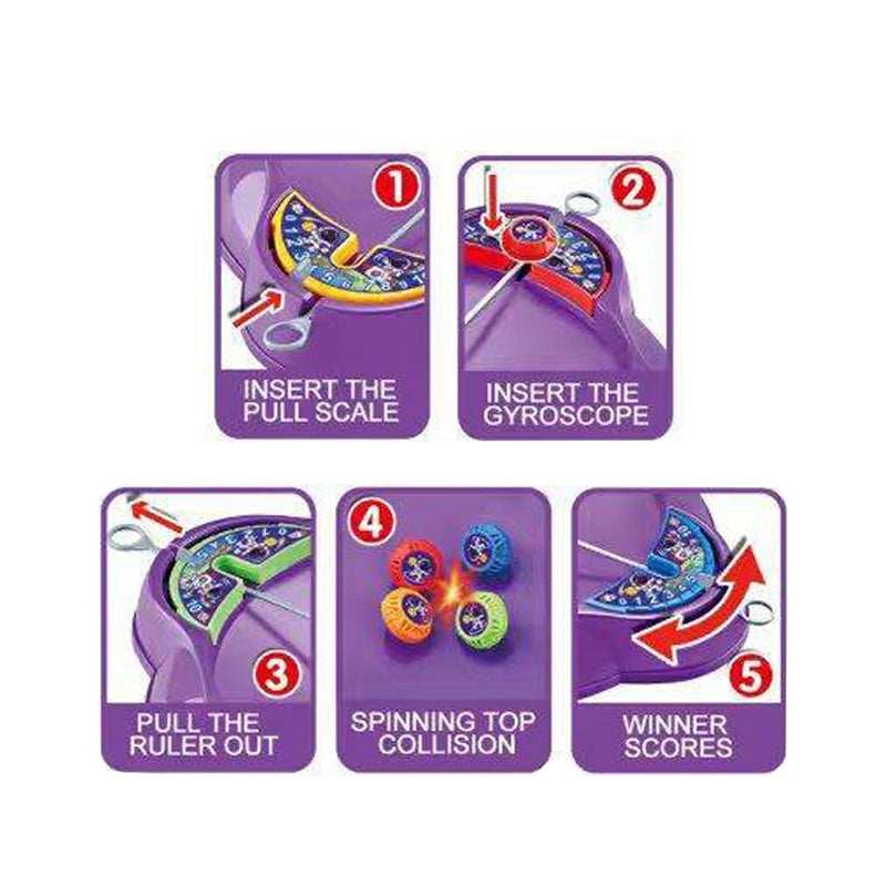 Spinning Battle Tops Puzzle Game Set for 2 kids playtime toy in Kuwait