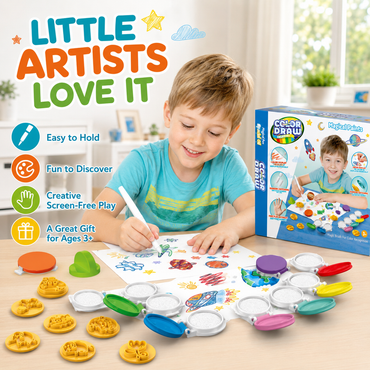 Magic Brush Mess-Free Drawing Mat – Coloring & Painting Toy for Kids