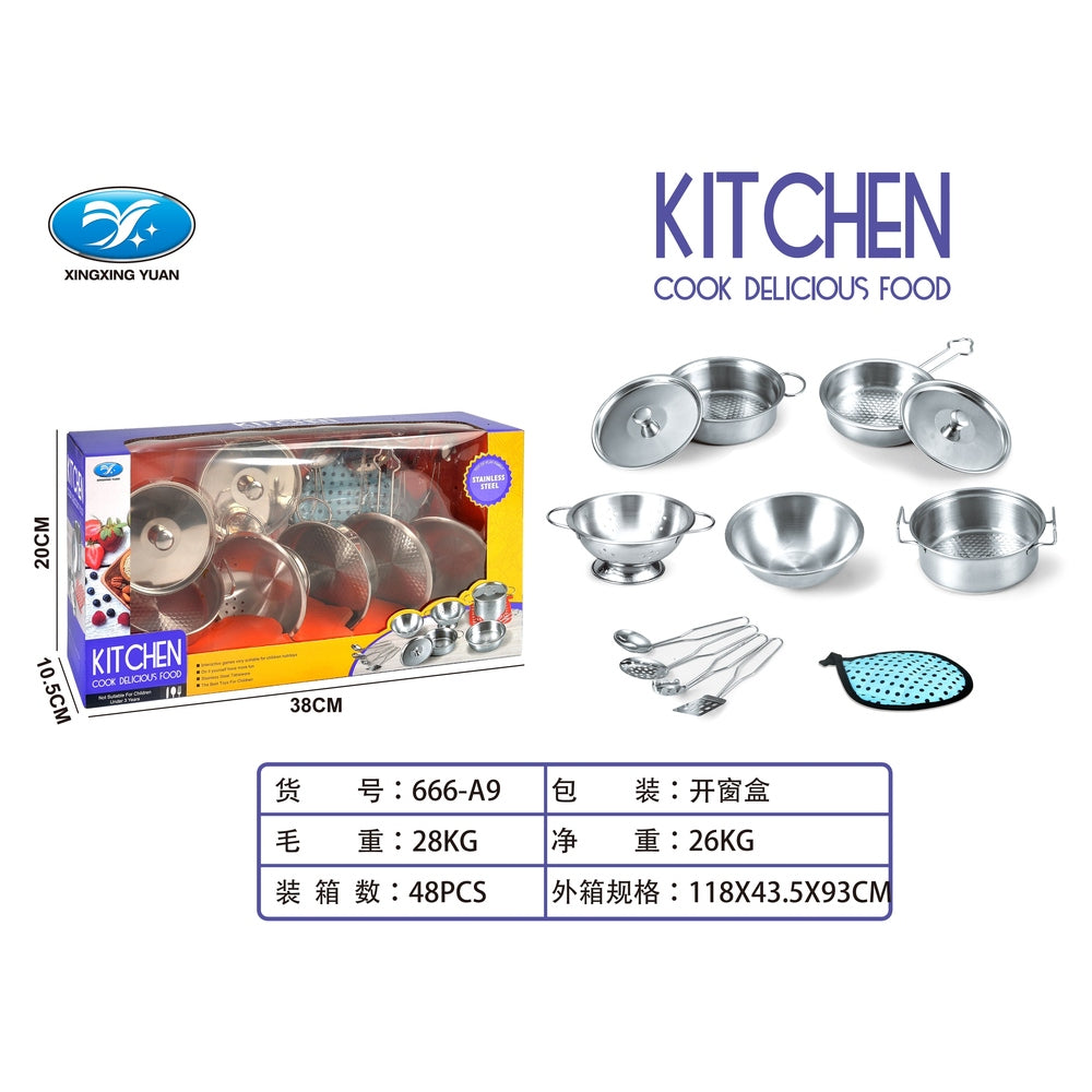 Stainless Kitchen Set For Delicious Food