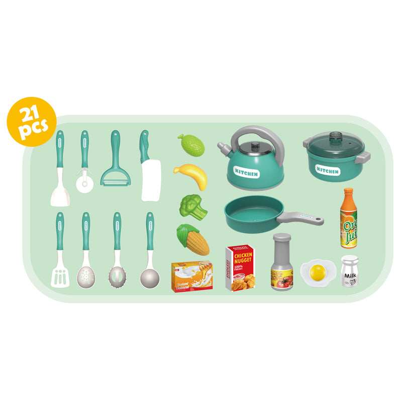 69 cm Kids Kitchen Playset – Pretend Cooking Set online toy store product in Kuwait