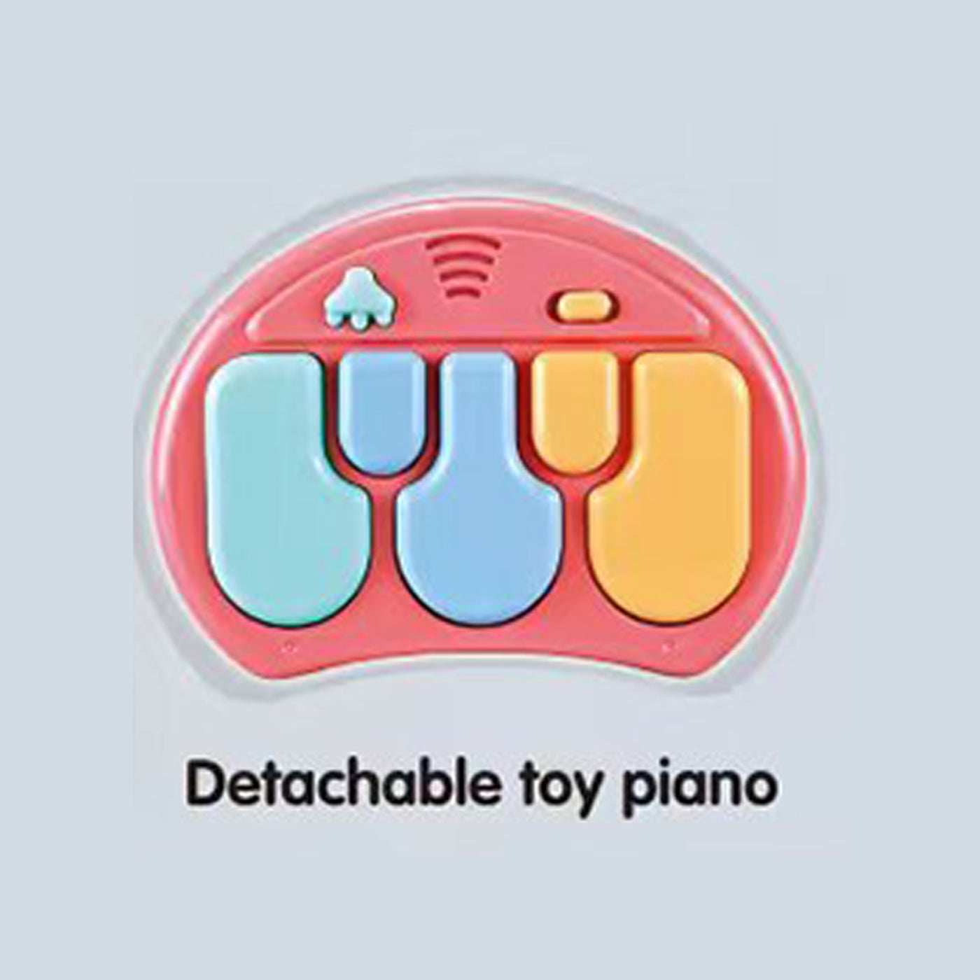 Foldable Baby Walker For Kids - Pink gift toy in Kuwait