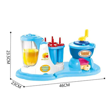DIY 3 In 1 Juicer Ice Lolly And Chocolate Machine Blue (KV) product details for kids in Kuwait