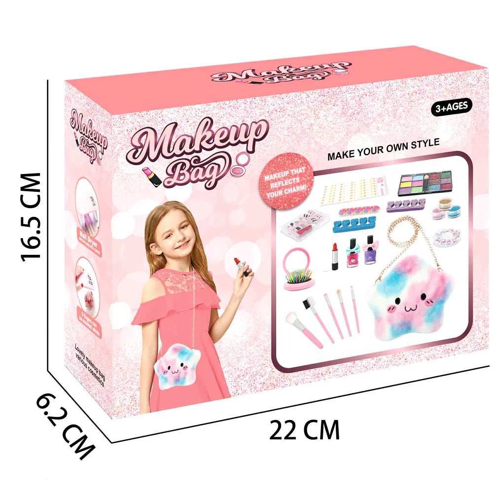Makeup Set with Star Bag - 20 Pcs playtime toy for children in Kuwait