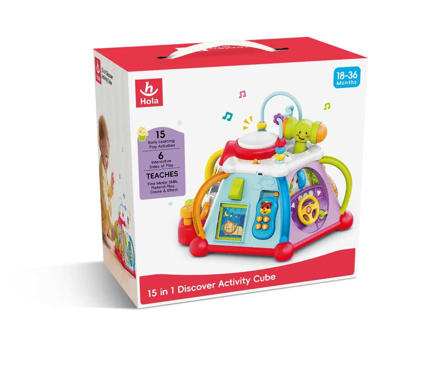 Hola Activity Pyramid with Music and Light – Baby Toys Kuwait Online Shopping