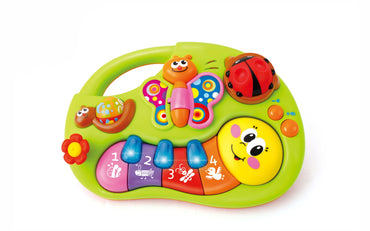 Hola Smiley Face Piano with Music and Light product details for kids in Kuwait