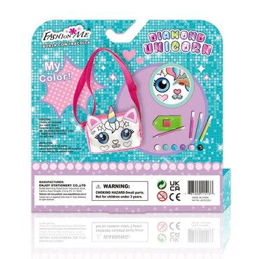 Fashion Me Unicorn Diamond Shoulder Bag product details for kids in Kuwait