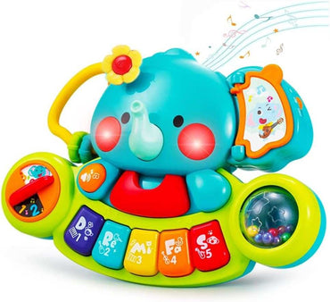 Hola 2-in-1 Musical Elephant product details, Baby Toys Kuwait Online Shopping