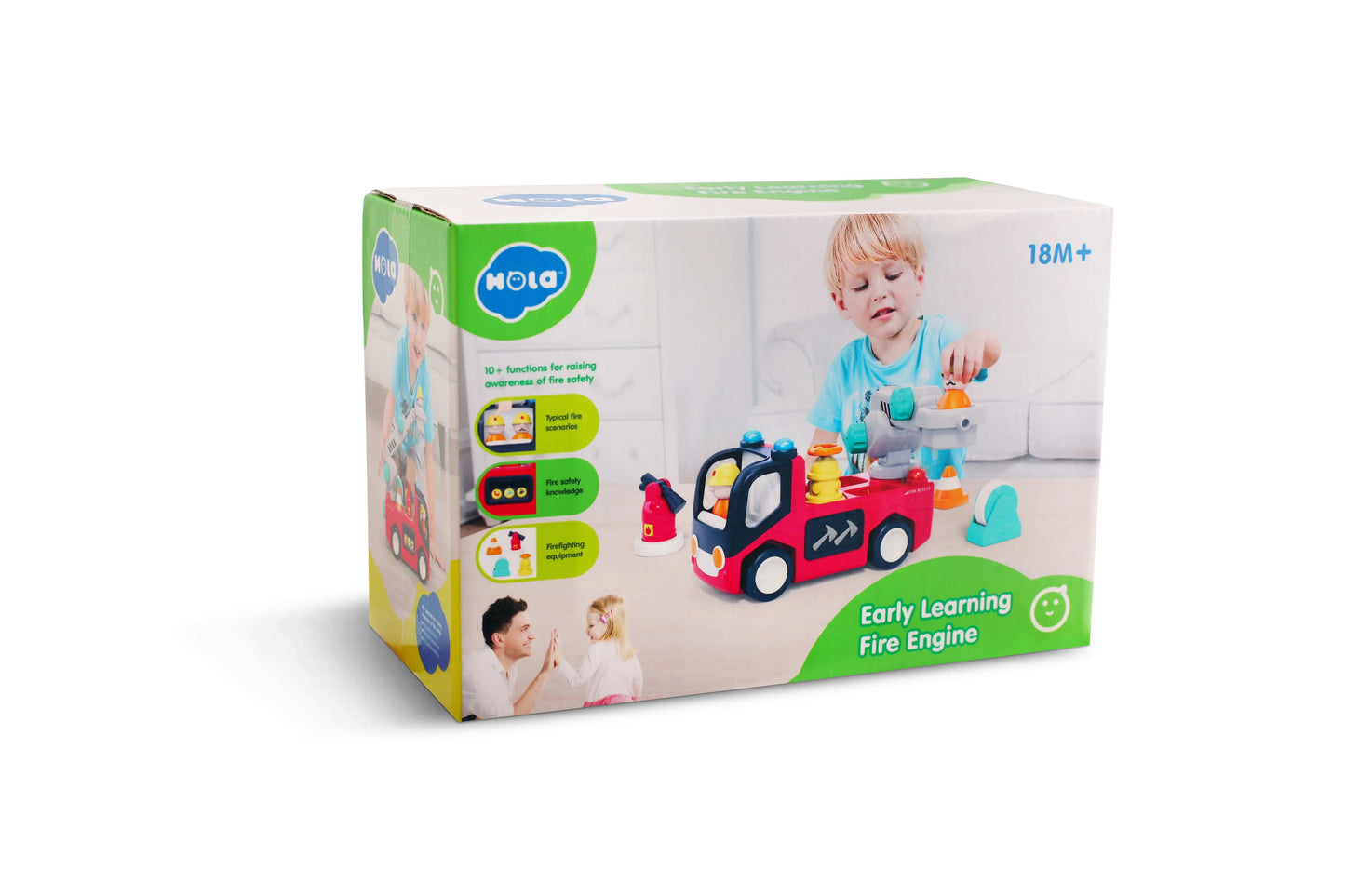 Hola Early Learning Fire Engine playtime toy for children in Kuwait
