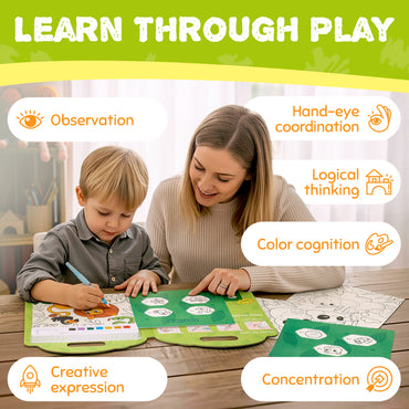 Animal Theme Watercolor Painting Set – Art Craft Toy for Kids