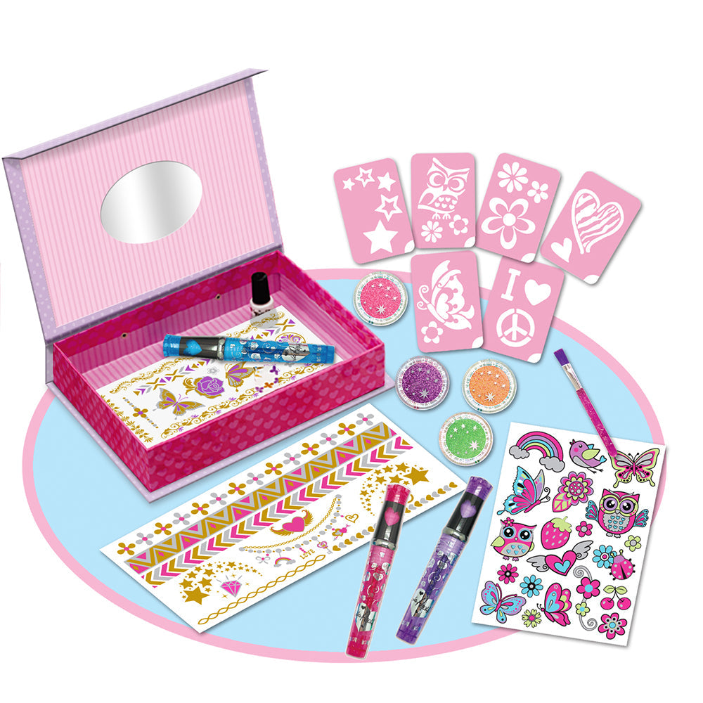 Tattoo Play Sets in Reuseable Cardboard Box