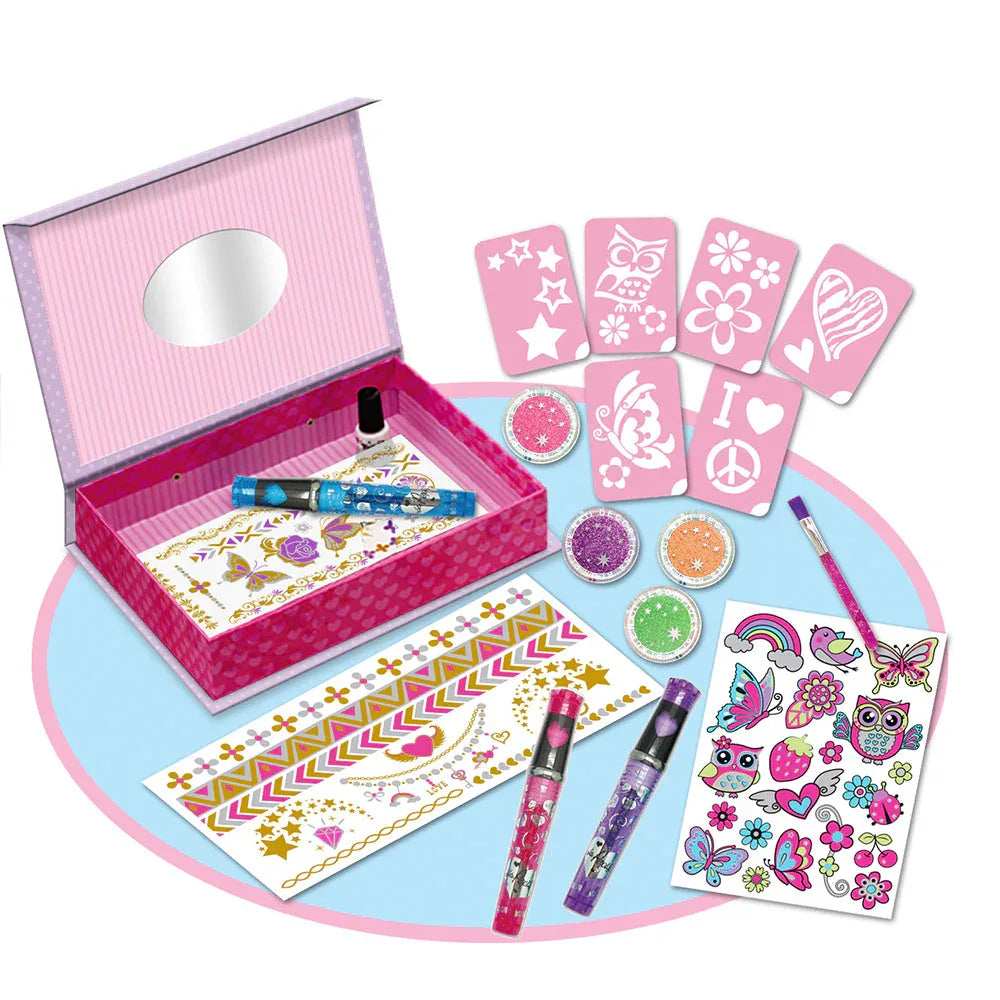 Tattoo Play Sets in Reuseable Cardboard Box product details for kids in Kuwait