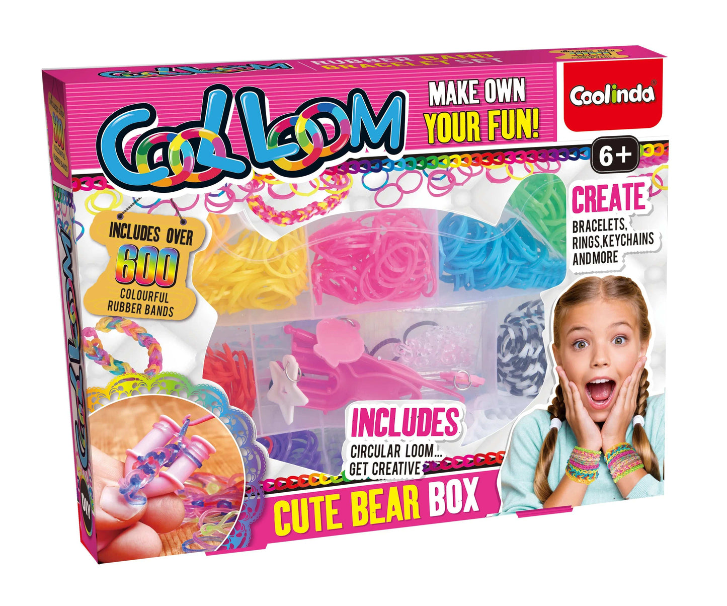 Paulinda Cool Loom Bear Box gift toy for kids in Kuwait