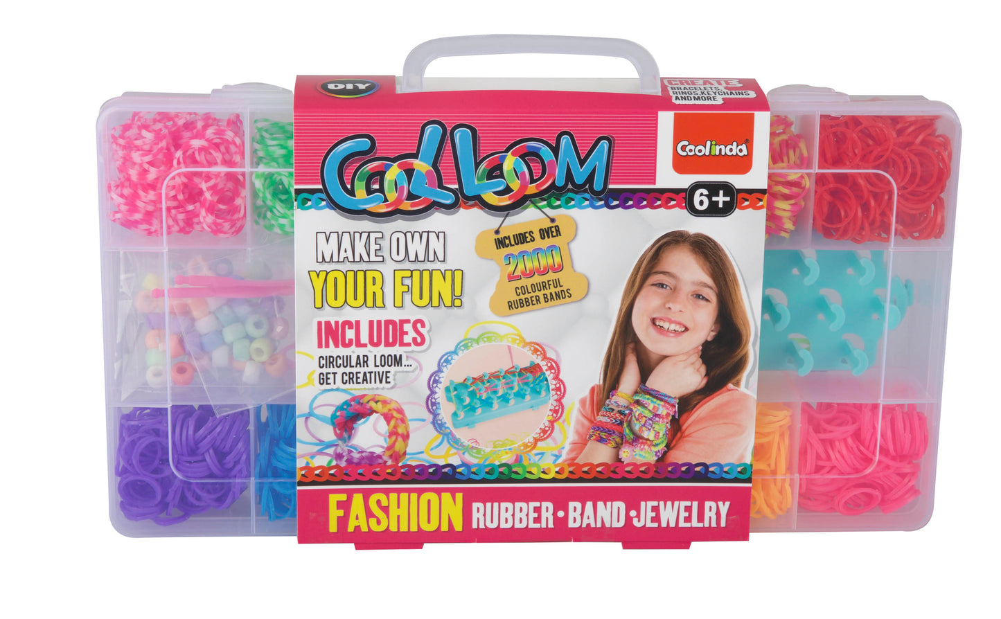 Paulinda Cool Loom Rubber Bracelet Making Set 2000 pcs