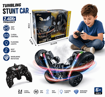 Stunt Car Double Side Car With Lights For Kids product details in Kuwait