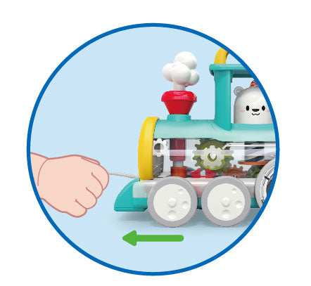 Push Along Train Engine Toy with Lights Learning for Toddlers online toy store product in Kuwait