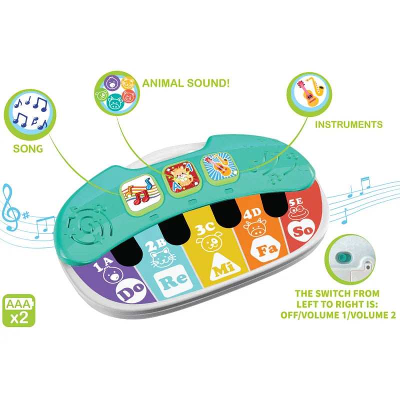 Learning Educational My First Piano Keyboard For Kids - Blue gift toy in Kuwait