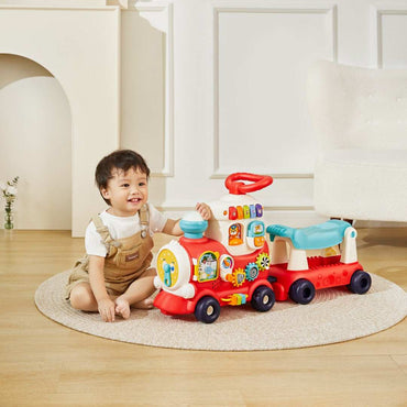 4-In-1 Smart Learning Push & Ride Train product details for kids in Kuwait