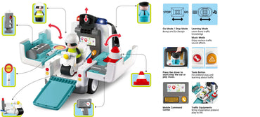 Hola Early Learning Police Car product details for kids in Kuwait