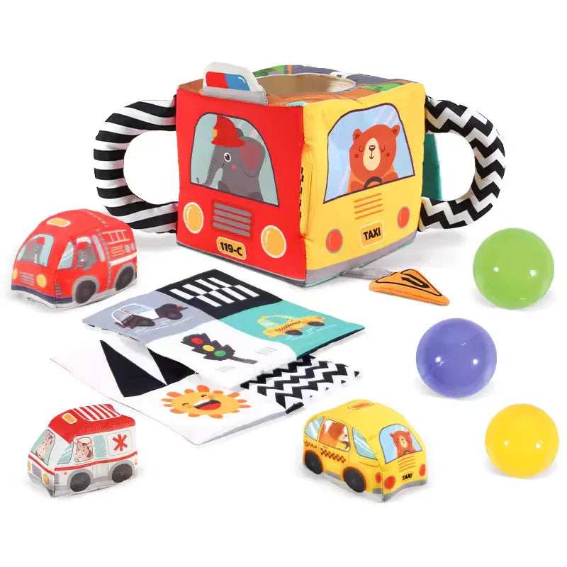 Sensory Cube Pulling Game for Baby gift toy in Kuwait