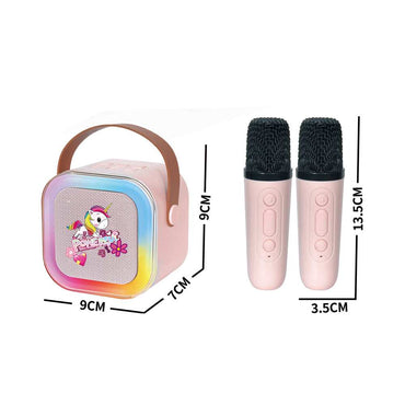 Unicorn Bluetooth Karaoke Microphone with LED Speaker product details for kids in Kuwait