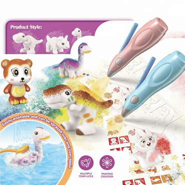 Kids Airbrush Marker Kit – Blue product details in Kuwait