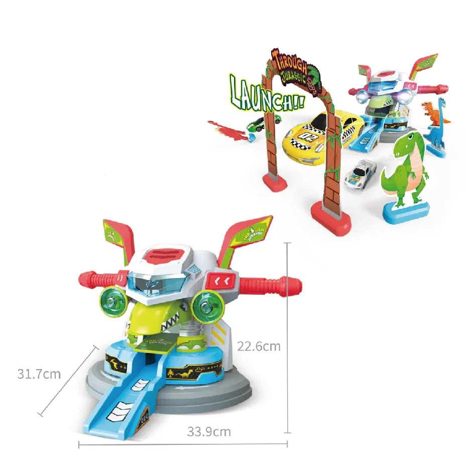 Through Jurassic With Lights And Sounds playtime toy for children in Kuwait