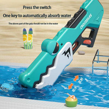 Crocodile Electric Water Gun for Kids – Green product details in Kuwait