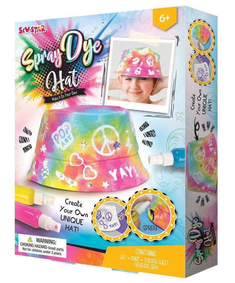 Spray Dye Hat Kit for Kids gift toy in Kuwait