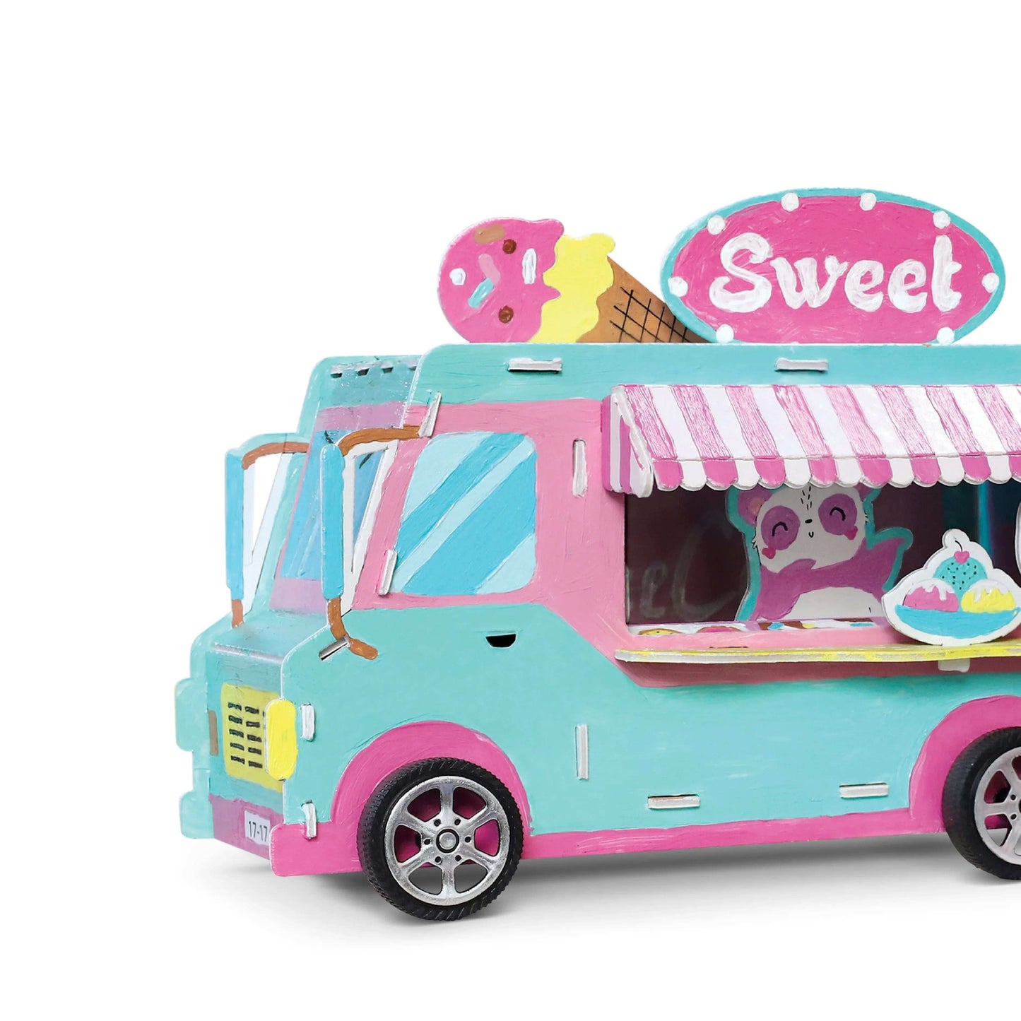 Sew Star Paint By Number 3D puzzle - Bus kids toy with delivery in Kuwait
