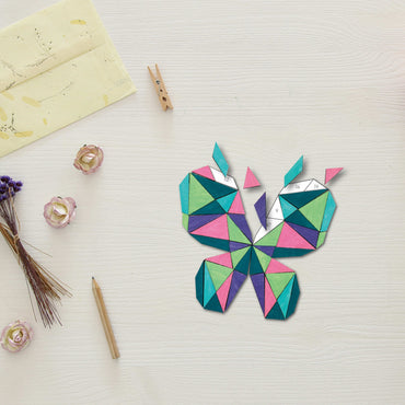 Sew Star Painting & Stick By Number-Butterfly product details for kids in Kuwait