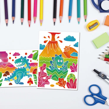 Sew Star Water Color Painting-Dino kit details – Kuwait
