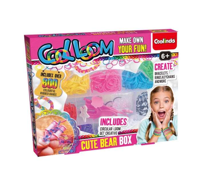 Paulinda Cool Loom Bear Box for kids in Kuwait