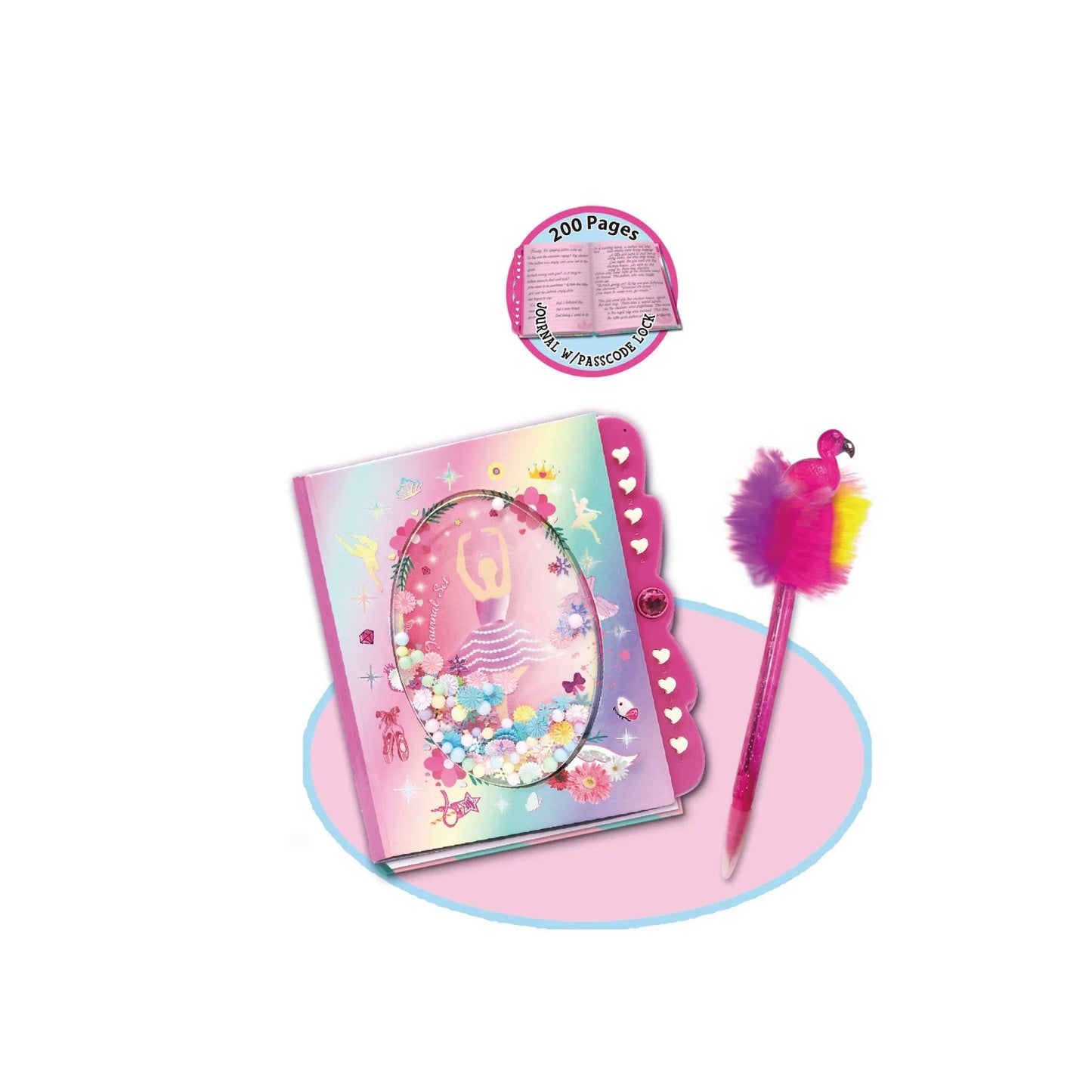 Tokidas Secret Lock Journal & Pom Pom Pen product details for kids in Kuwait