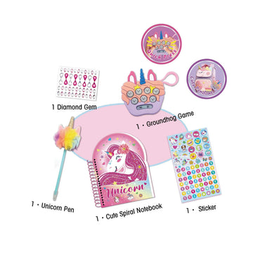 Tokidas Unicorn Stationery Set With Diary product details for kids in Kuwait