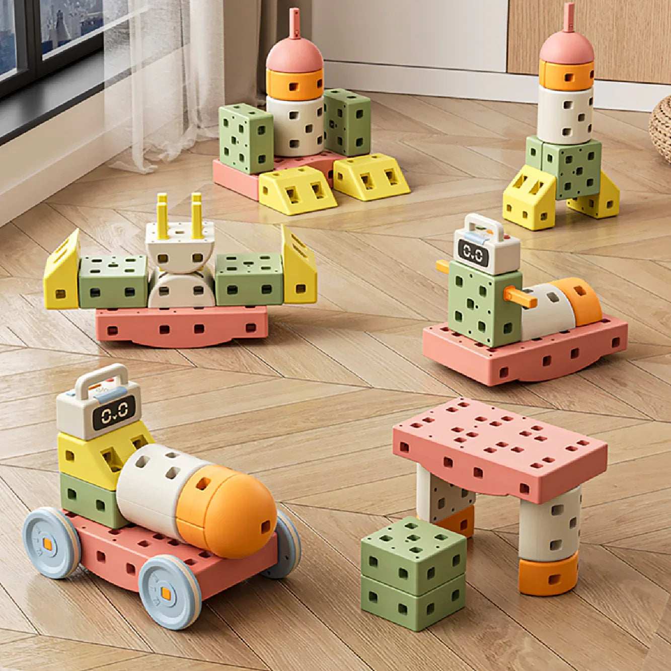 Modu Dreamer Building And Ride On Set fun toy for children in Kuwait