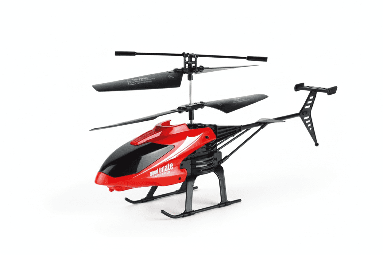 2 Function RC Helicopter Red gift toy for kids in Kuwait